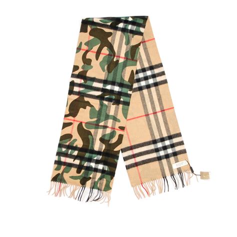 burberry big logo scarf|burberry camouflage scarf.